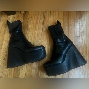 Jeffery Campbell Big Block Boot size 7.5 vguc
